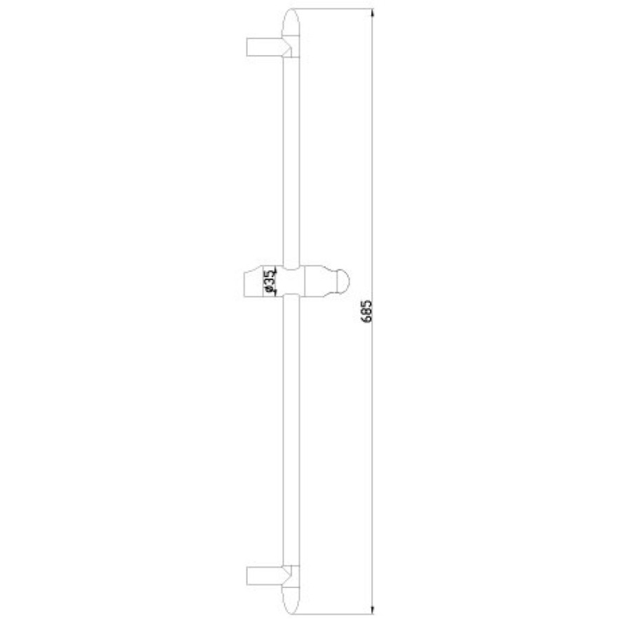 Стойка Lemark LM8063C для душа регулируемая