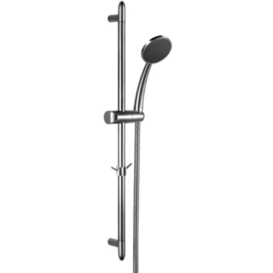 Душевой гарнитур Lemark LM8067C, штанга с лейкой, хром