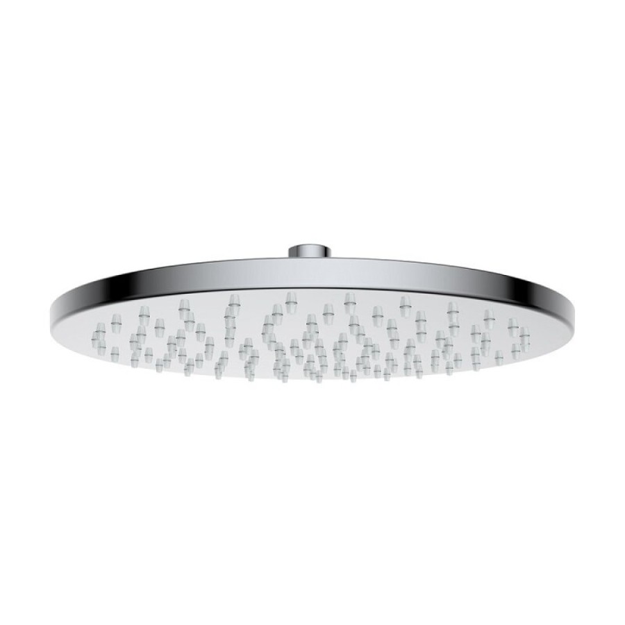 Верхний душ Lemark круглый 1-функциональный 25,6 см, хром/белый, LM8132C