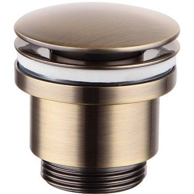Донный клапан Lemark, универсальный click-clack, бронза, LM8500B