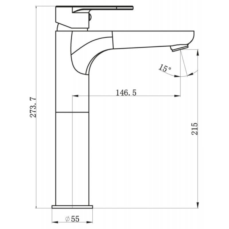 Смеситель для раковины BelBagno Loyd LOY-LMC-CRM