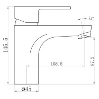 Смеситель для раковины BelBagno Loyd LOY-LVM-CRM