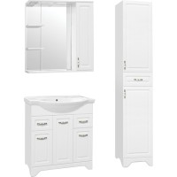 Зеркало-шкаф Style Line Олеандр-2 75/С ЛС-00000051 Люкс, 75 см, правое, подвесное, белое