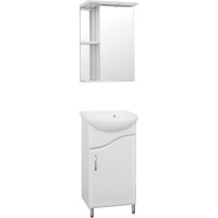 Зеркало-шкаф Style Line Эко Стандарт Николь 45/С ЛС-00000115, 45 см, левое, подвесное, белое