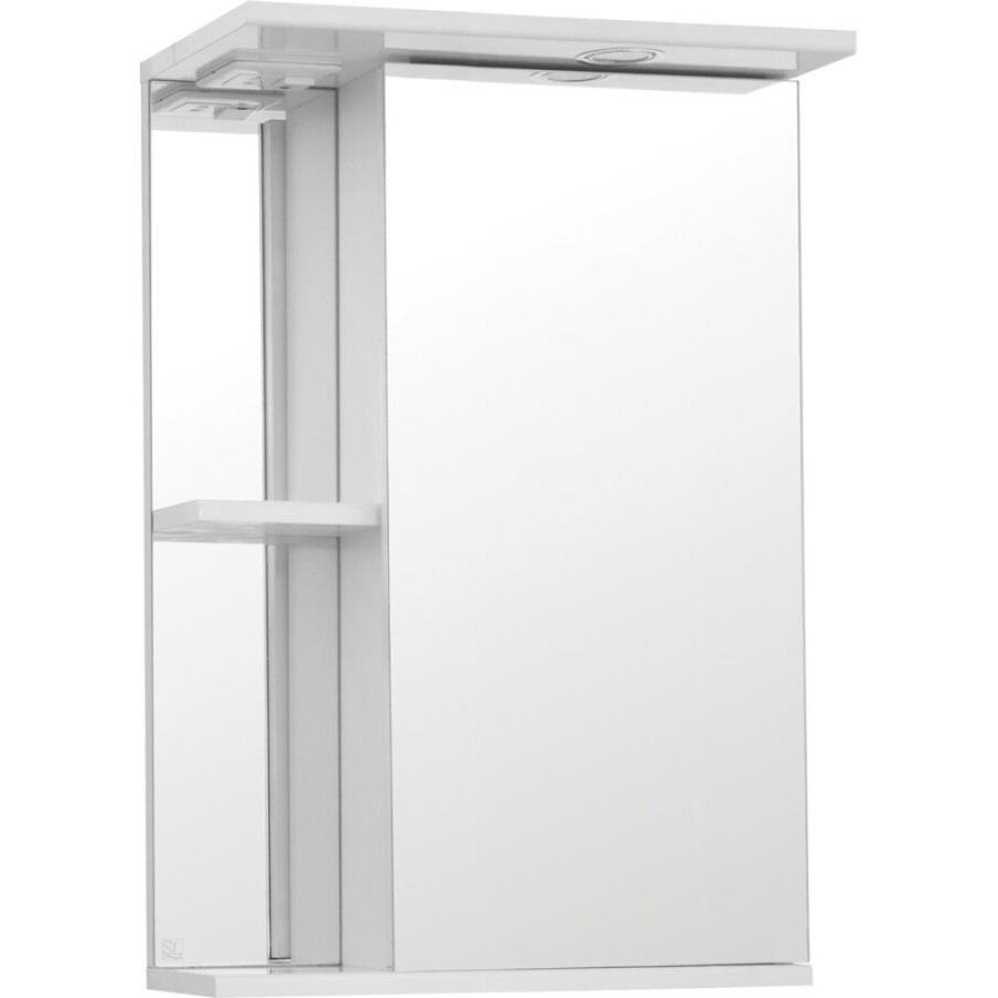 Зеркало-шкаф Style Line Эко Стандарт Николь 45/С ЛС-00000115, 45 см, левое, подвесное, белое