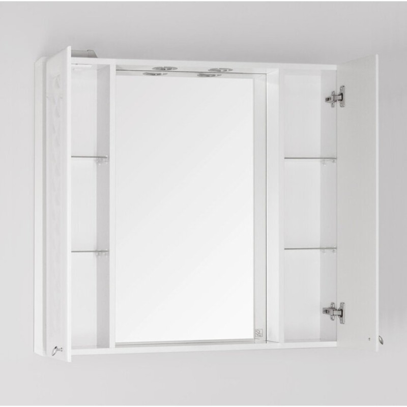 Зеркало-шкаф Style Line Канна 90/С ЛС-00000167, 90 см, белое