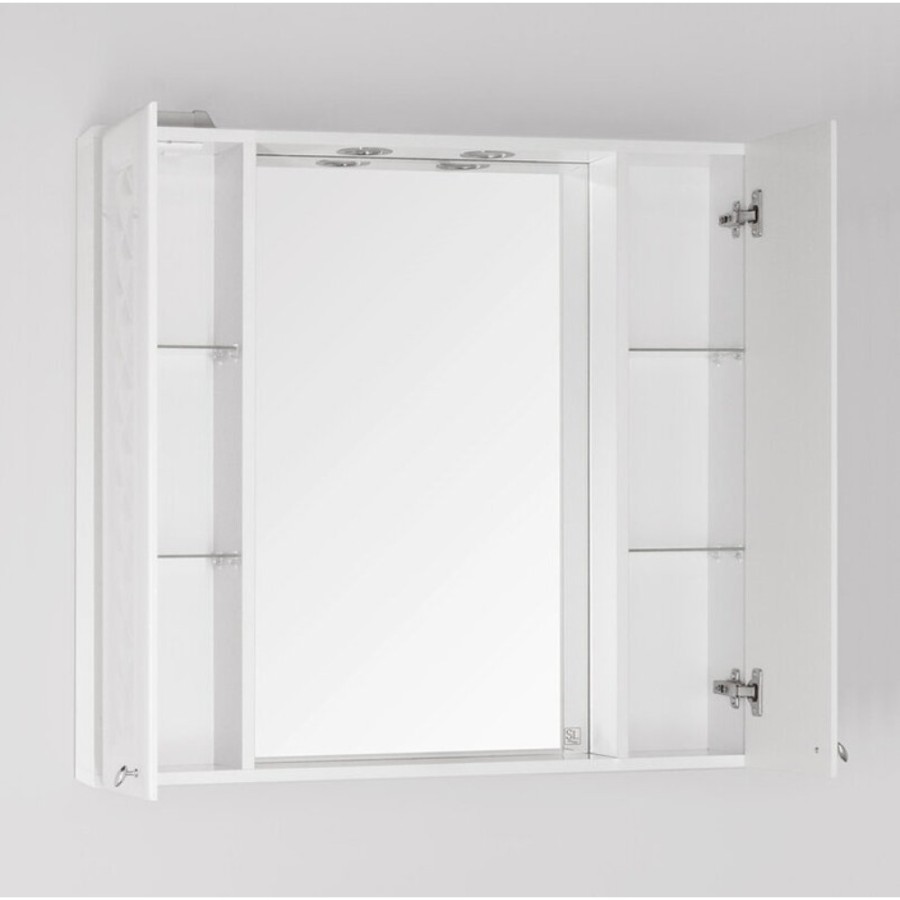 Зеркало-шкаф Style Line Канна 90/С ЛС-00000167, 90 см, белое