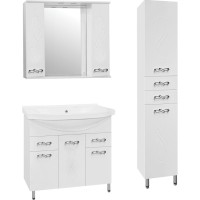 Зеркало-шкаф Style Line Венеция 90/С ЛС-00000264, 90 см, подвесное, белое