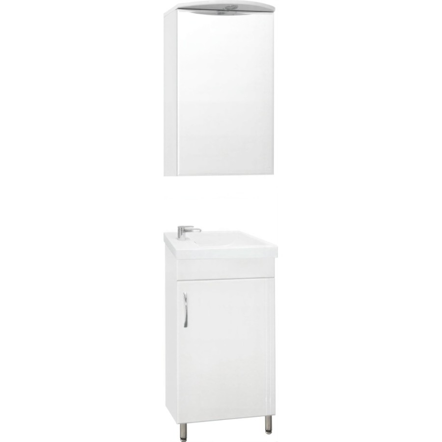 Зеркало-шкаф Style Line Эко Стандарт Альтаир 40/С ЛС-00000310, 40 см, подвесное, белое