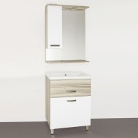 Зеркало-шкаф Style Line Ориноко 60/С ЛС-00000384, 60 см, левое, подвесное, белое/ориноко