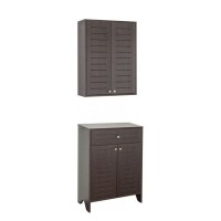 Комод Style Line Кантри ЛС-00000464, 60 см, напольный, цвет венге
