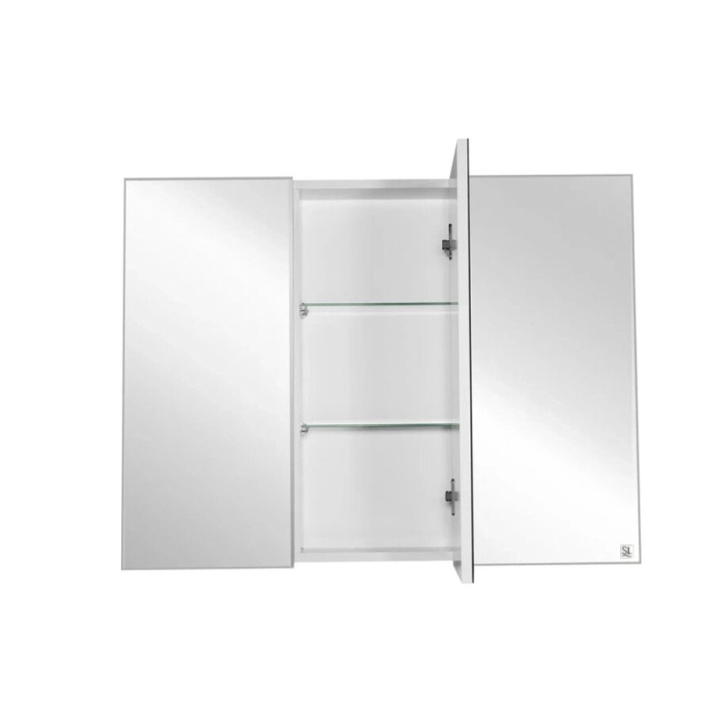 Зеркало-шкаф Style Line Эко Стандарт Альтаир 900 трюмо ЛС-000010059, 90 см, подвесное, белое