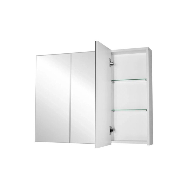 Зеркало-шкаф Style Line Эко Стандарт Альтаир 900 трюмо ЛС-000010059, 90 см, подвесное, белое