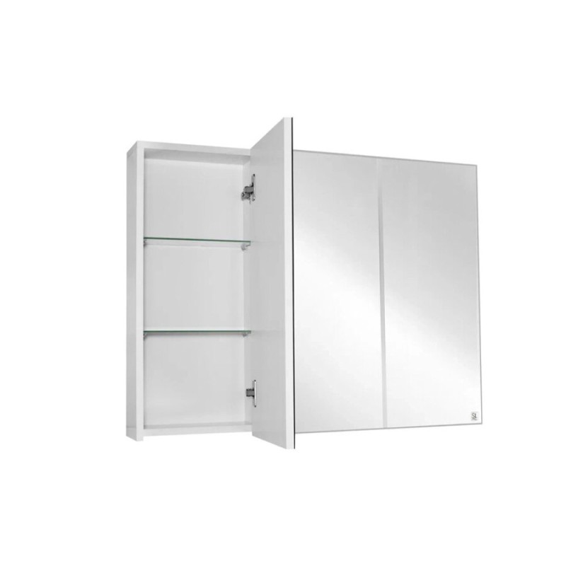 Зеркало-шкаф Style Line Эко Стандарт Альтаир 900 трюмо ЛС-000010059, 90 см, подвесное, белое