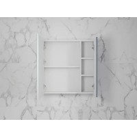 Зеркальный шкаф Style Line Стокгольм, 60 см, графит софт/белый софт, ЛС-00002319
