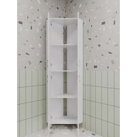 Колонна угловая Style Line Веер ЛС-00002327, 45х45х191 см, напольная, белая