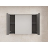 Зеркальный шкаф Style Line Лима ЛС-00002343, 100 см, цвет графит
