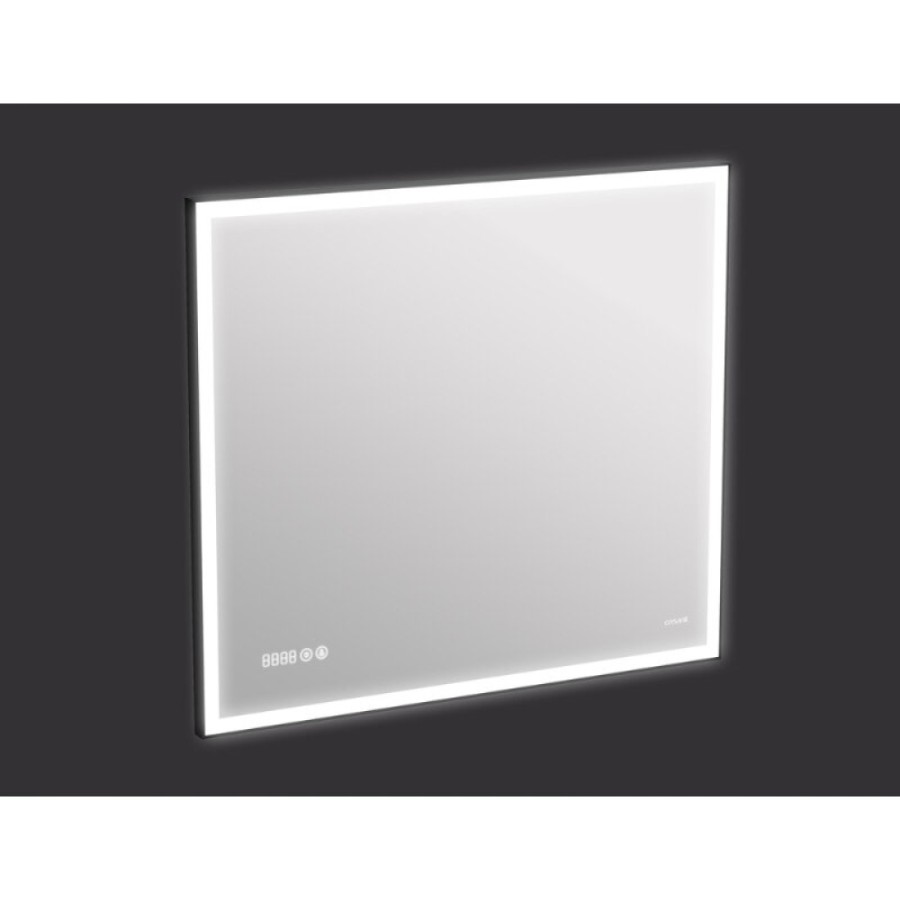 Зеркало Cersanit Led LU-LED011*80-d-Os, 80 см, LED-подсветка, сенсорный выключатель, диммер, цвет белый