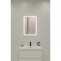Зеркало Cersanit Led LU-LED051*55-p-Os, 55 см, LED-подсветка, сенсорный выключатель, цвет белый