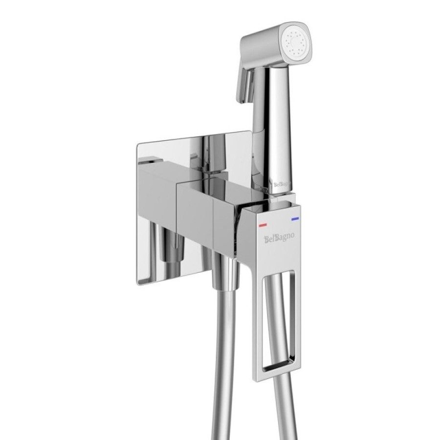 Гигиенический душ BelBagno Luce LUC-HGN-CRM со смесителем, хром