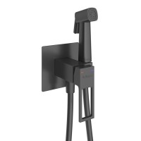 Гигиенический душ BelBagno Luce LUC-HGN-NERO со смесителем, черный матовый