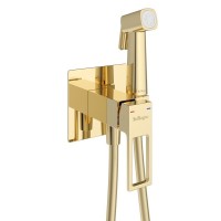 Гигиенический душ BelBagno Luce LUC-HGN-ORO со смесителем, золото