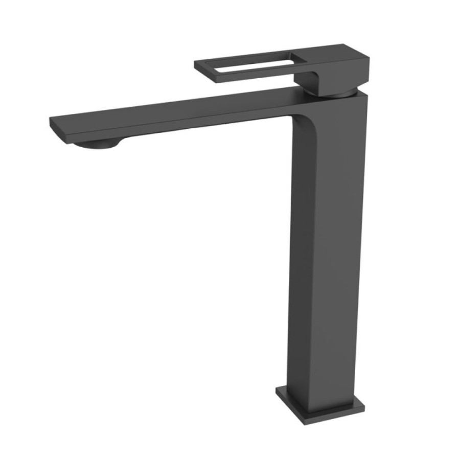 Смеситель для раковины BelBagno Luce LUC-LMC-NERO-W0, черный матовый