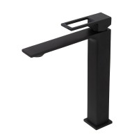 Смеситель для раковины BelBagno Luce LUC-LMC-NERO-W0, черный матовый