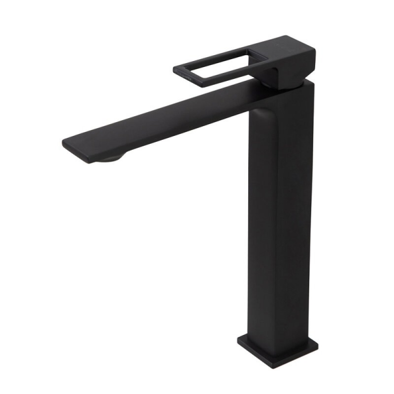 Смеситель для раковины BelBagno Luce LUC-LMC-NERO-W0, черный матовый