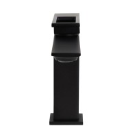 Смеситель для раковины BelBagno Luce LUC-LVM-NERO, черный матовый
