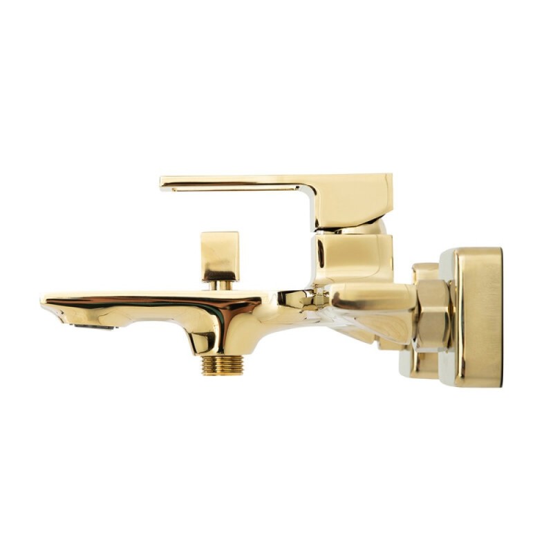 Смеситель для ванны и душа BelBagno Luce LUC-VAS-ORO, золото