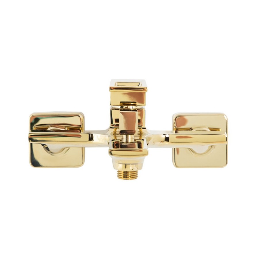 Смеситель для ванны и душа BelBagno Luce LUC-VAS-ORO, золото