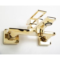Смеситель для ванны и душа BelBagno Luce LUC-VAS-ORO, золото