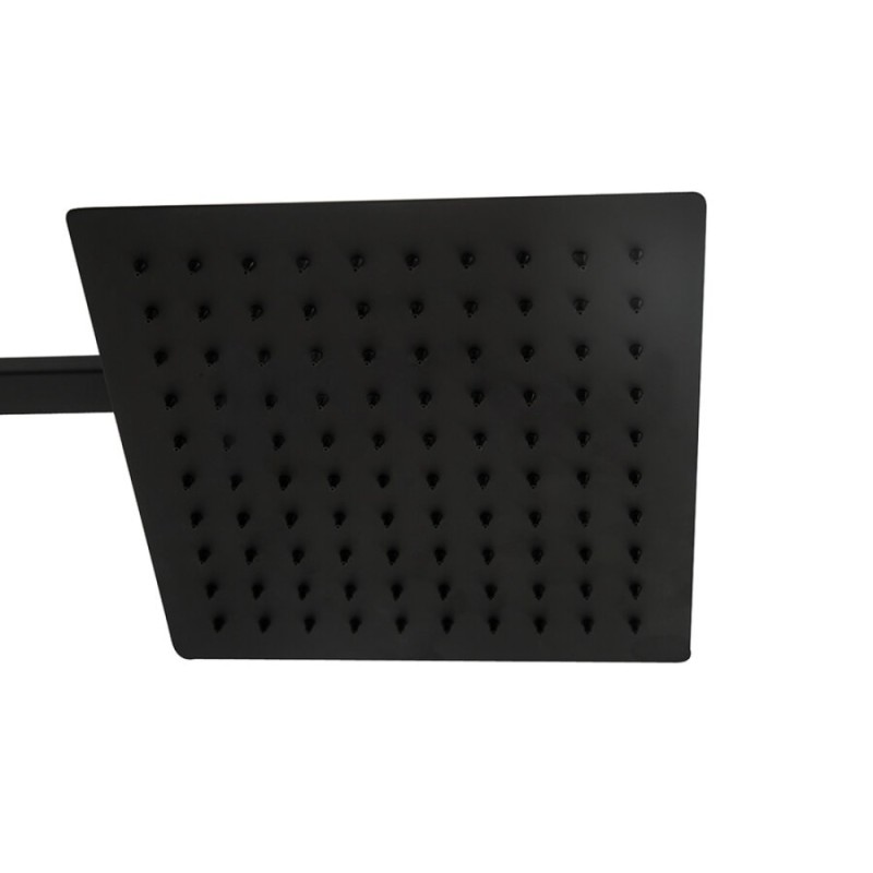 Душевая система BelBagno Luce LUC-VSCM-NERO, с изливом, черный матовый