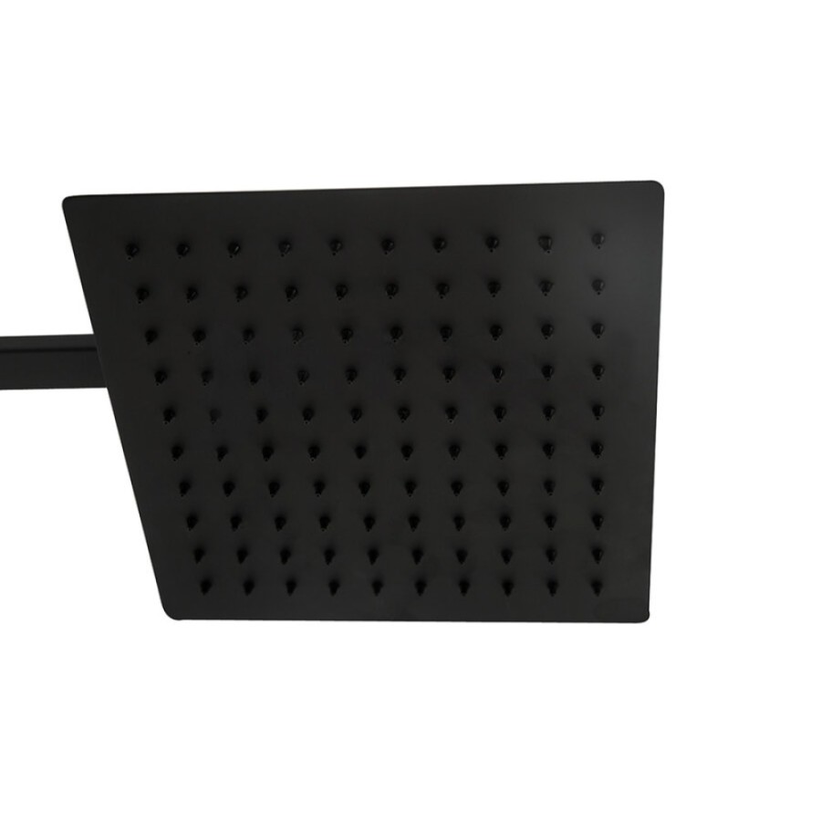 Душевая система BelBagno Luce LUC-VSCM-NERO, с изливом, черный матовый