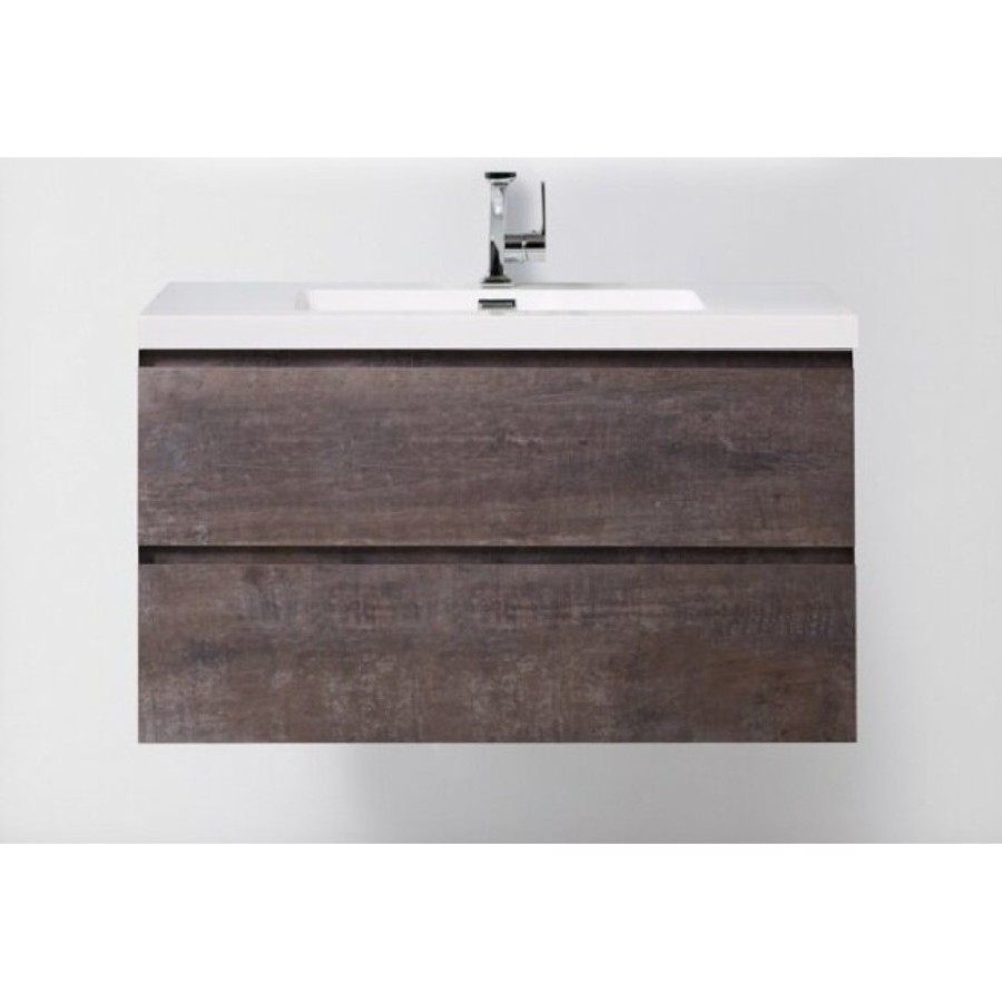 Тумба под раковину BelBagno LUCE-1000-2C-SO-PT, 100 х 48 х 50 см, цвет серый камень (stone)