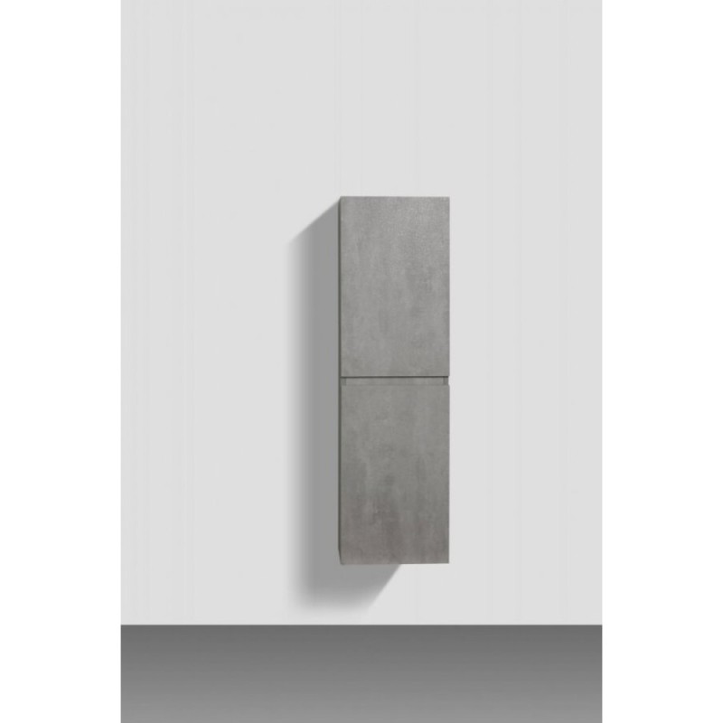 Шкаф-пенал подвесной BelBagno LUCE-1700-2A-SC-SCM, 40 х 30 х 170 см, цвет серый (stucco cemento)