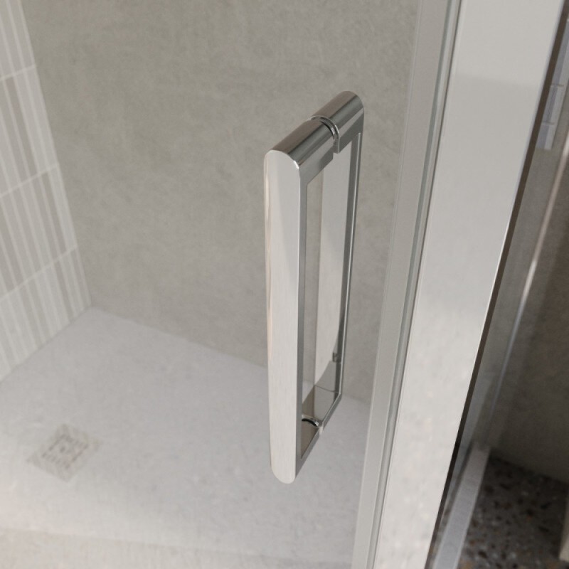 Душевой уголок BelBagno LUCE-A-1-100/100-C-Cr, 100 х 100 см, стекло прозрачное, профиль хром