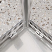 Душевой уголок BelBagno LUCE-A-2-100-C-Cr, 100 х 100 см, стекло прозрачное, профиль хром