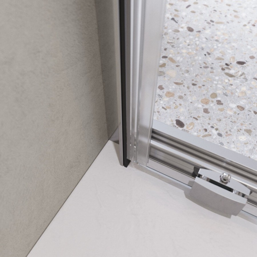 Душевая дверь BelBagno LUCE-BF-1-120-C-Cr, 120 см, стекло прозрачное, профиль хром