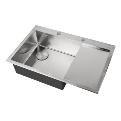 Кухонная мойка Zorg LUX 7851-L/LUX 7851-R, 78 см, нержавеющая сталь, чаша слева/справа