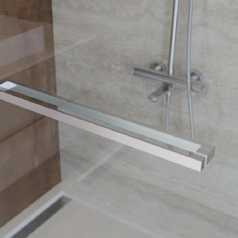 Душевая дверь Cezares LUX-B-FS-1-100-C-CR, 100 см, стекло прозрачное, профиль хром