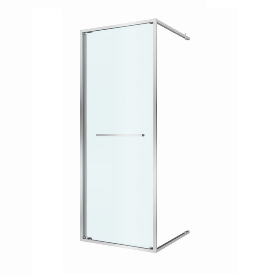 Душевая дверь Cezares LUX-B-FS-1-80-C-CR, 80 см, стекло прозрачное, профиль хром