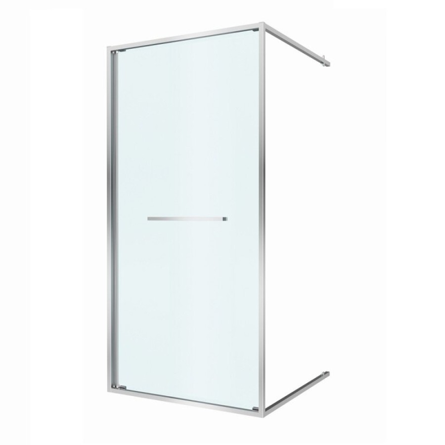 Душевая дверь Cezares LUX-B-FS-1-90-C-CR, 90 см, стекло прозрачное, профиль хром