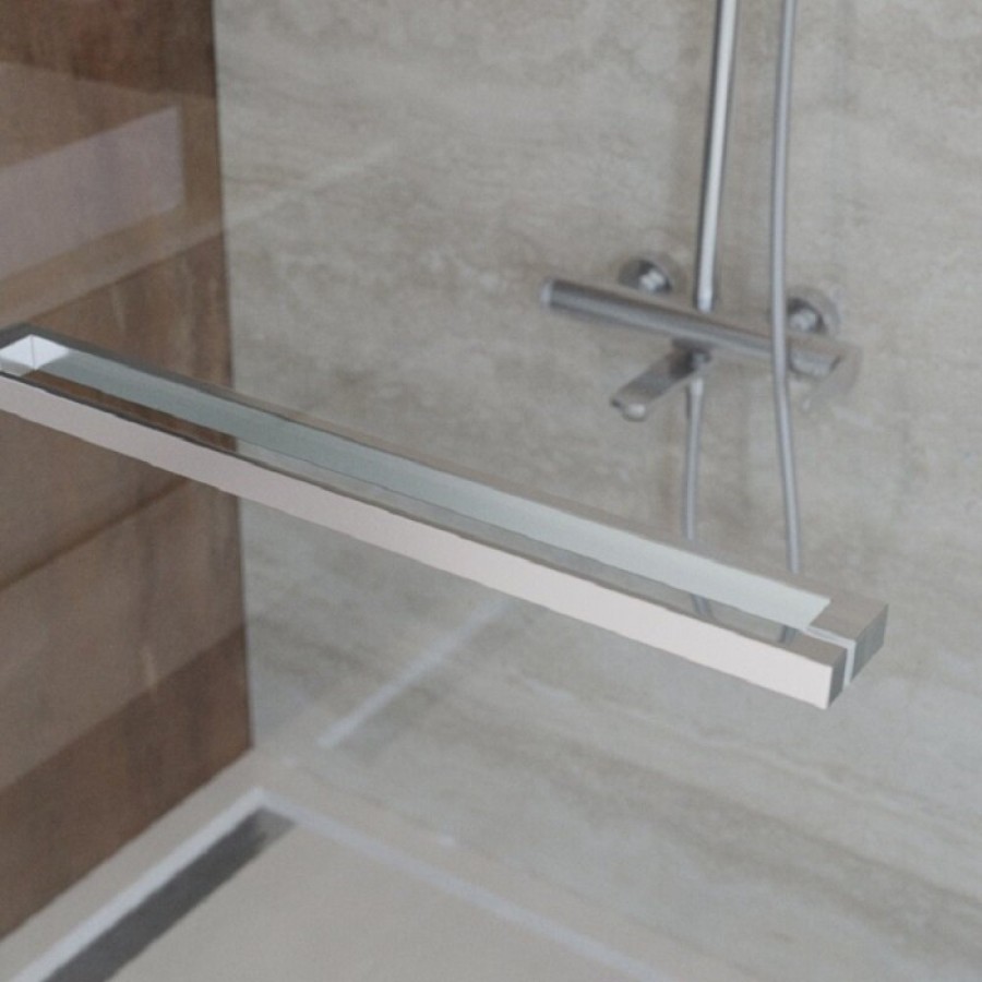 Душевая дверь Cezares LUX-B-FS-11-120-C-CR, 120 см, стекло прозрачное, профиль хром