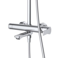 Комплект смесителей Cezares LUX-CVD/LS-01, для ванны и душа, для раковины, хром