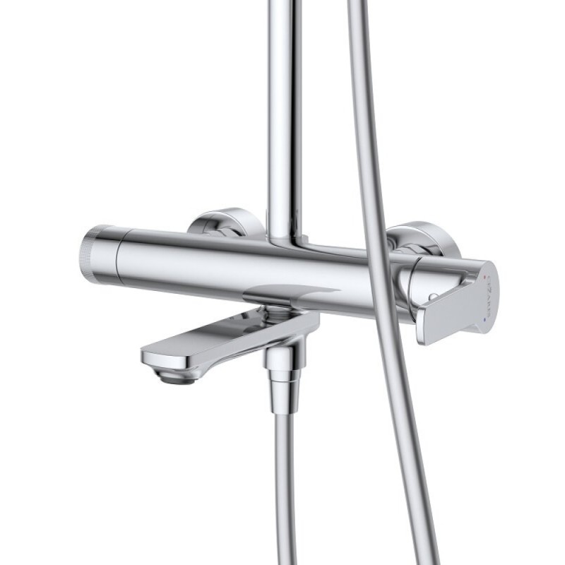 Комплект смесителей Cezares LUX-CVD/LS-01, для ванны и душа, для раковины, хром
