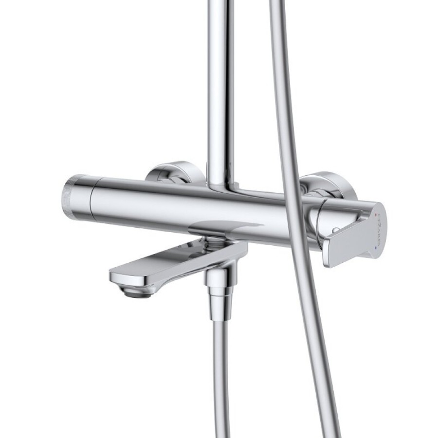 Комплект смесителей Cezares LUX-CVD/LS-01, для ванны и душа, для раковины, хром