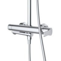 Комплект смесителей Cezares LUX-CVD/LS-01, для ванны и душа, для раковины, хром