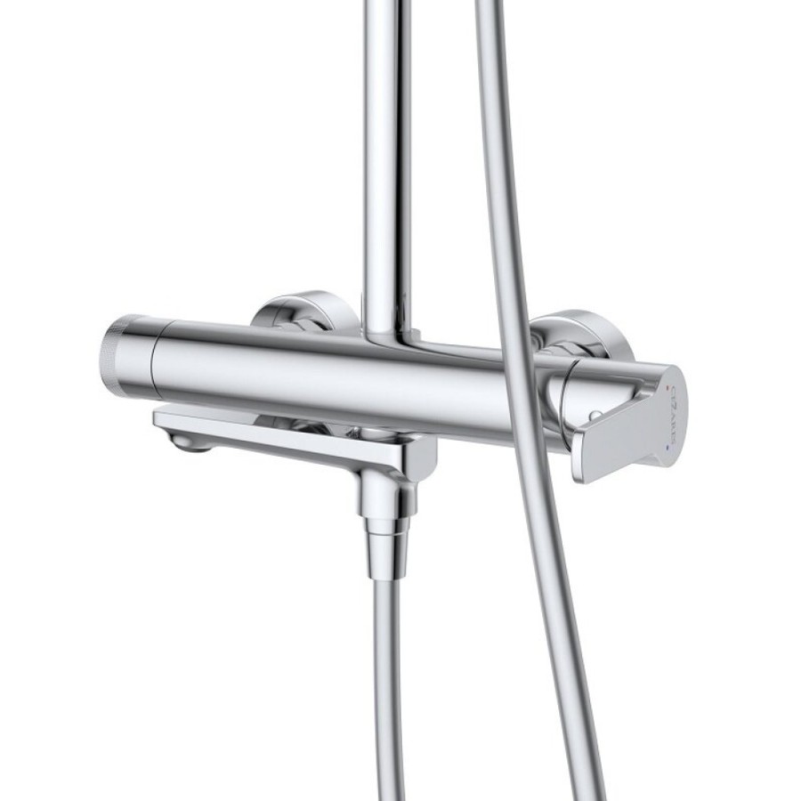 Комплект смесителей Cezares LUX-CVD/LS-01, для ванны и душа, для раковины, хром